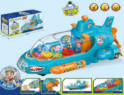 Submarin Explorator cu Lumini, Sunete și Mișcare Interactivă | image