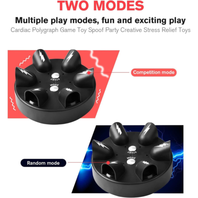 Joc Interactiv cu Șocuri – Detector de Minciuni și Ruletă Electrică pentru Petreceri