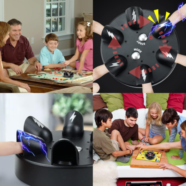 Joc Interactiv cu Șocuri – Detector de Minciuni și Ruletă Electrică pentru Petreceri