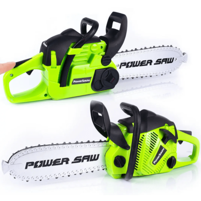 Drujbă Jucărie Power Saw cu Lumini și Sunete