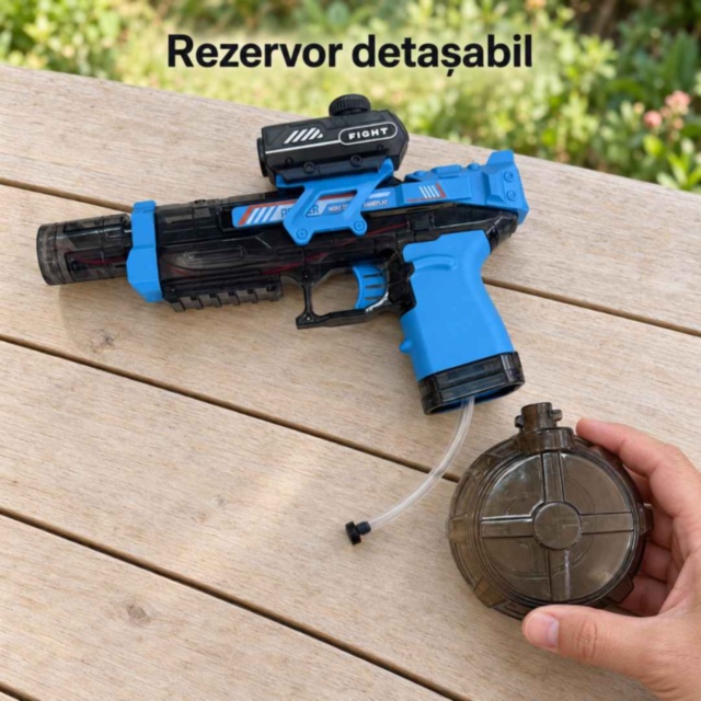 Pistol electric cu apă și lumini pentru copii