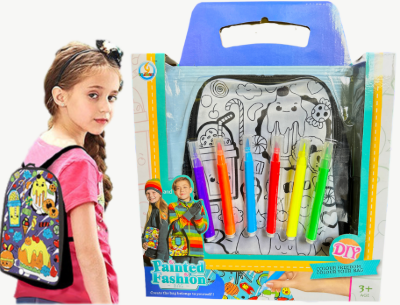 Rucsac de colorat DIY – Painted Fashion | image