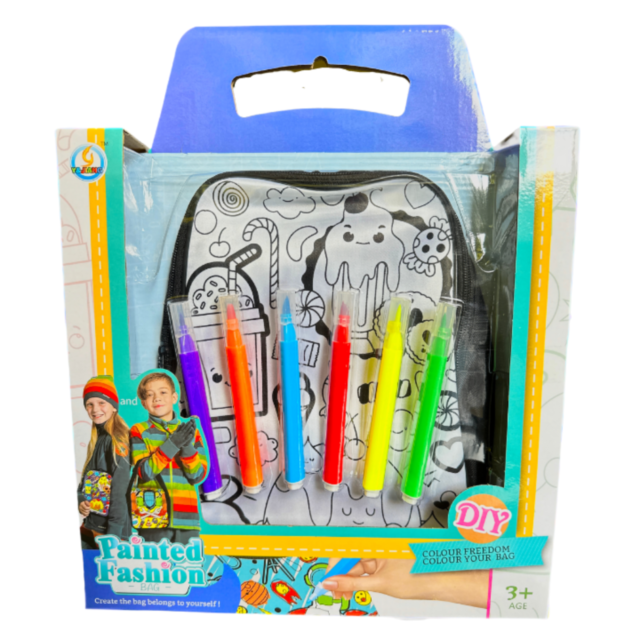 Rucsac de colorat DIY – Painted Fashion