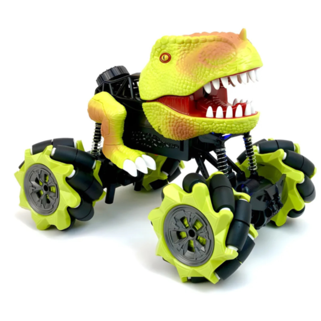 Mașină Stunt Dinozaur cu Abur și Sunete