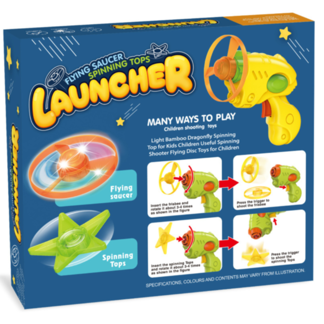 Lansator de Farfurii Zburătoare pentru Copii