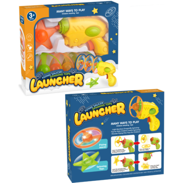 Lansator de Farfurii Zburătoare pentru Copii