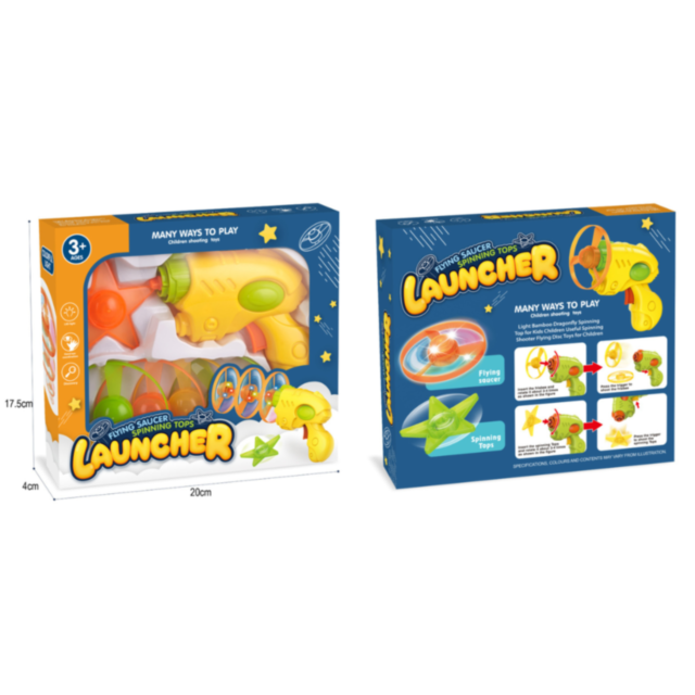 Lansator de Farfurii Zburătoare pentru Copii