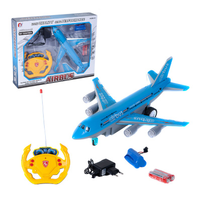 Avion Teleghidat cu Lumini Realiste (merge pe suprafețe) | image