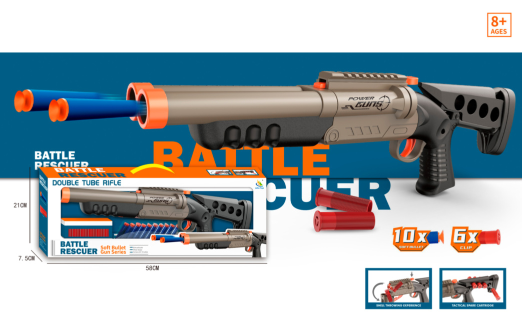 Pușca de Vânătoare cu cartușe moi de burete