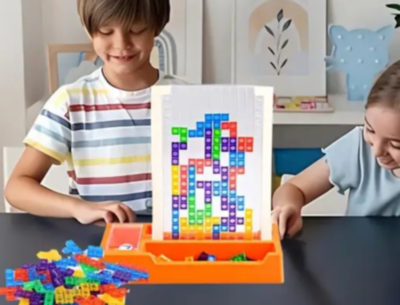Joc de Construcție cu Blocuri Colorate Tetris Puzzle | image