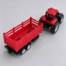Tractor de jucărie cu remorcă și mecanism pull-back
