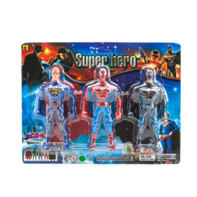 Set 3 Figurine Super Eroi cu Lumini | image
