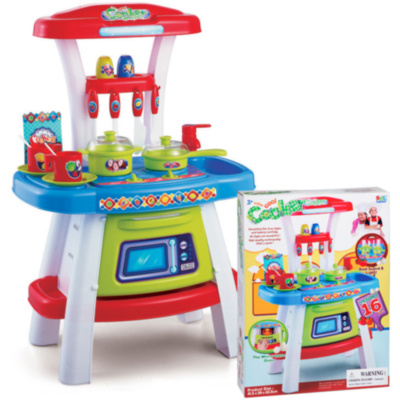 Mega Bucătărie Interactivă cu Aragaz, Cuptor și Tacâmuri 42x28x62,5cm | image