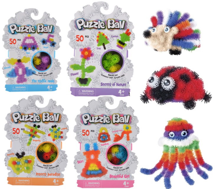 "Bunchems!" Set Creație cu Scaieți, 50 piese