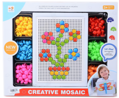 Mozaic cu Pioneze Colorate, 300 detalii  | image