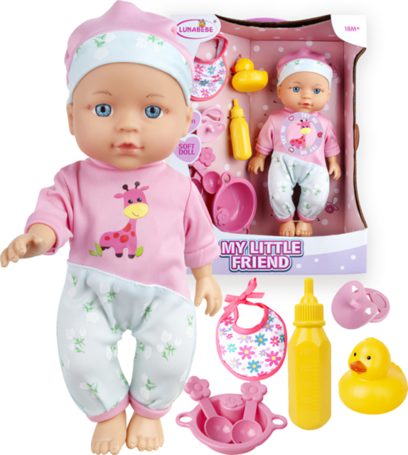 Bebeluș cu Sunete, Tacâmuri, Sticluță și Suzetă