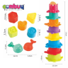 Set educativ de stivuire și sortare pentru copii - joc de dezvoltare senzorială