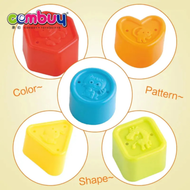 Set educativ de stivuire și sortare pentru copii - joc de dezvoltare senzorială