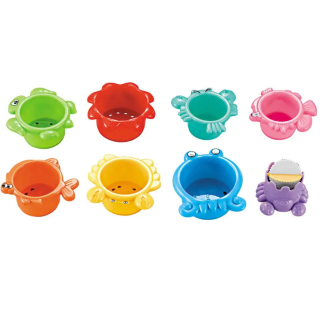 Set educativ de stivuire și sortare pentru copii - joc de dezvoltare senzorială