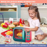 Cuptor cu Microunde pentru Copii cu Efecte Lumină și Set Alimentar Inclus