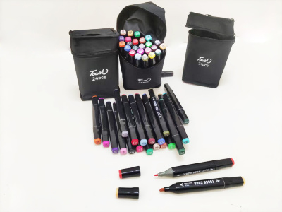 Set 24 Markere cu 2 Capete pentru Colorat   | image