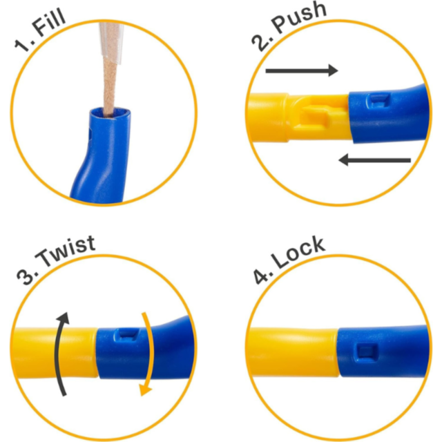 Hula Hoop Colorat - 8 Piese, Diametru 79 cm