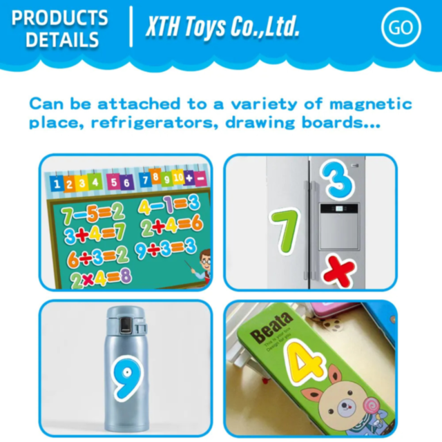 Tablă magnetică educativă 2 în 1 pentru copii