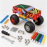 Set de construcție metalic monster truck, 128 de piese