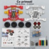 Set de construcție metalic monster truck, 128 de piese