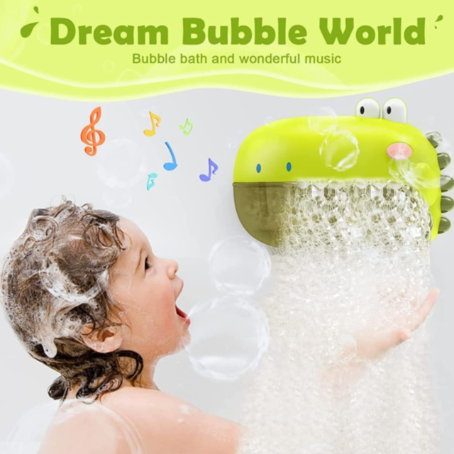 Jucărie de Baie cu Bule și Muzică – Dinozaur Interactiv (culoare aleatorie)