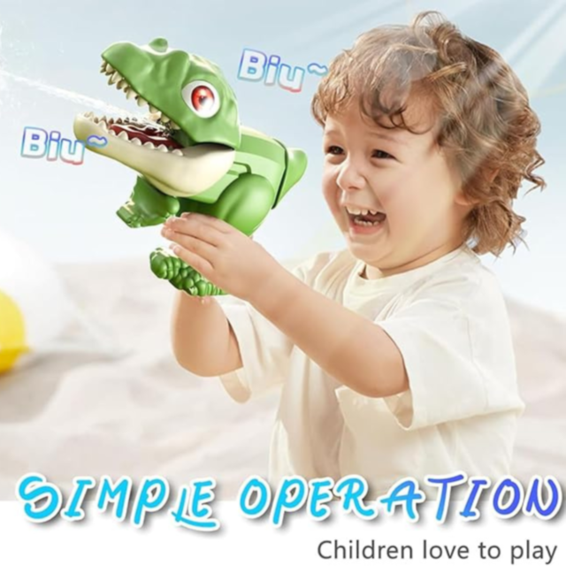 Pistol cu Apă în Formă de Dinozaur (culoare aleatorie)