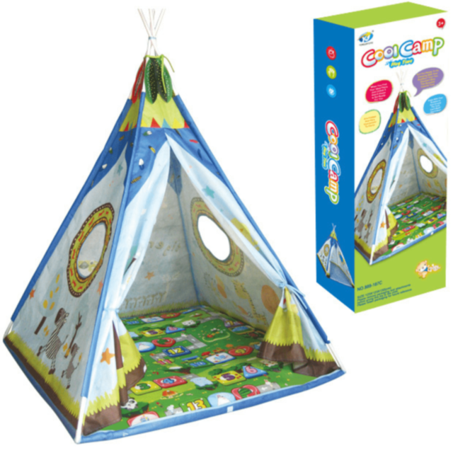 Cort Indian Copii cu Desene Colorate