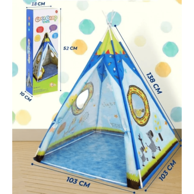 Cort Indian Copii cu Desene Colorate