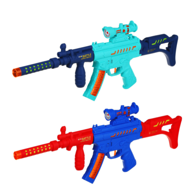 Pușcă de Jucărie Asamblabilă cu Lumini și Sunete (culoare aleatorie)