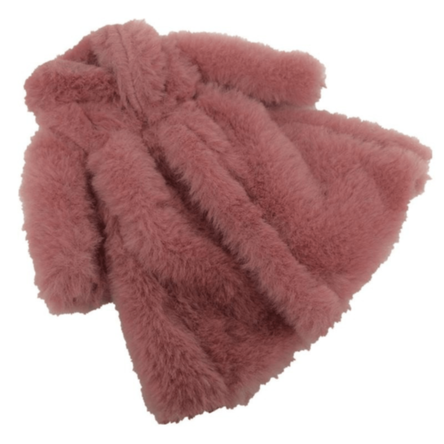 1buc. Păpușă Fashion Dolls cu Haină de Blană Pufoasă (culoare aleatorie)