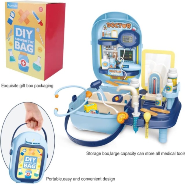 Set Doctor pentru Copii cu Valiză și Accesorii