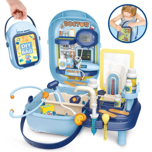 Set Doctor pentru Copii cu Valiză și Accesorii