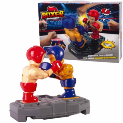 Ringul de Box, Joc Electronic cu Boxeri Controlați prin Gesturi, Sensori Infraroșu, 1-2 Jucători | image