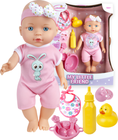 Bebeluș cu Sunete, Tacâmuri, Sticluță și Suzetă | image