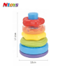 Set educativ de inele și pahare colorate pentru stivuire