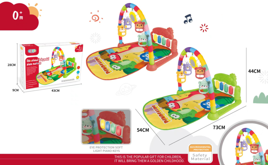 Saltea cu Jucării și Centru de Activități cu Pian