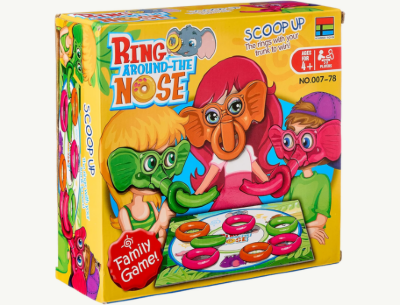 Joc de Familie Ring Around the Nose cu Măști de Elefant | image