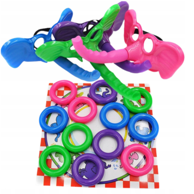 Joc de Familie Ring Around the Nose cu Măști de Elefant