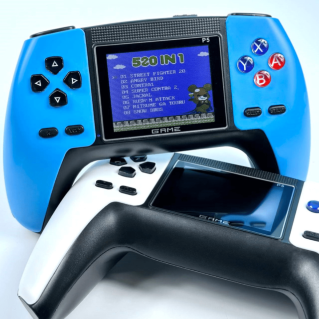 Consolă cu 520 Jocuri Clasice Preîncărcate (culoare aleatorie)