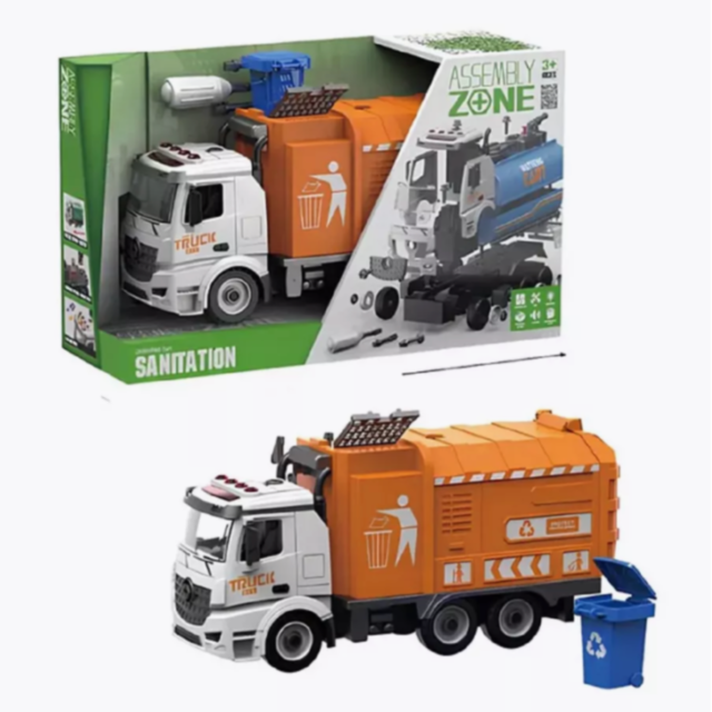 Camion Gunoi Copii cu Lumini și Sunete