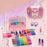 Set Machiaj Copii în Gentuță Roz cu Oglindă