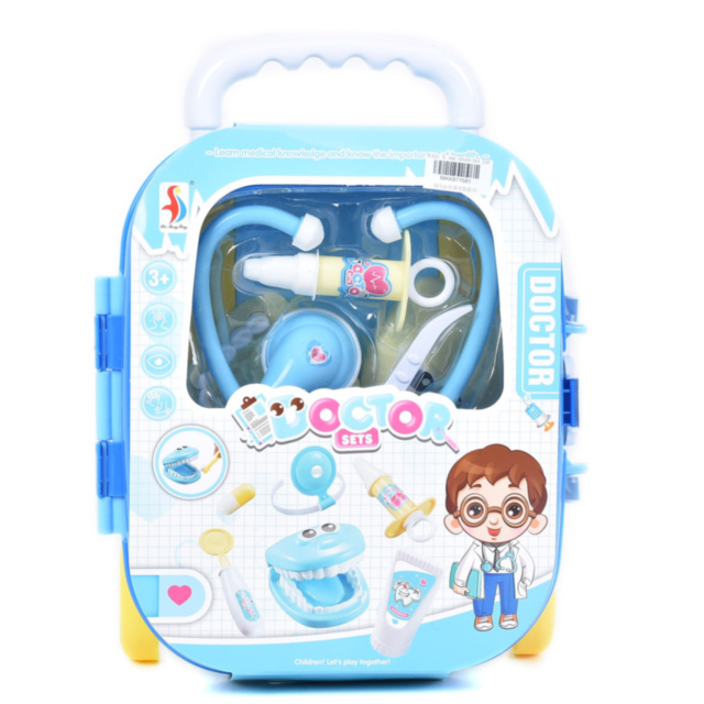 Trusa Doctorului cu Gentuța Troler, 13 Accesorii 