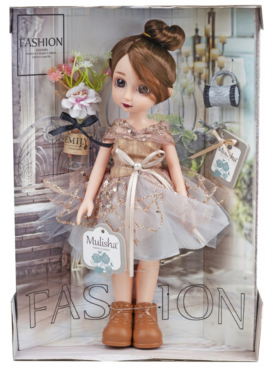 Păpușa Fashion cu Buchet, 33cm | image