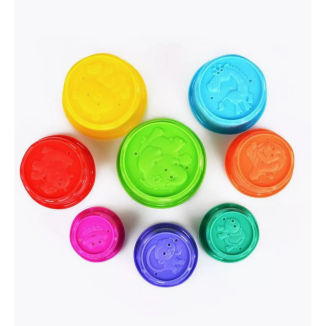 Set de Pahare Stivuibile Educaționale - Baby Favorite