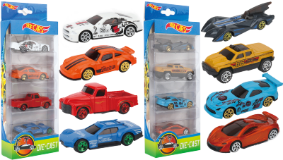 Set 4 Mașinuțe Hot Wheels de Metal | image